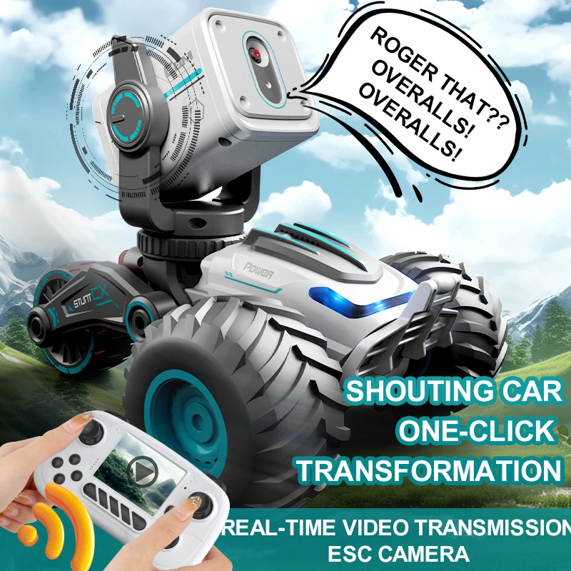 SIGOR Multi-Function Wireless Photography Remote Control Car With Display