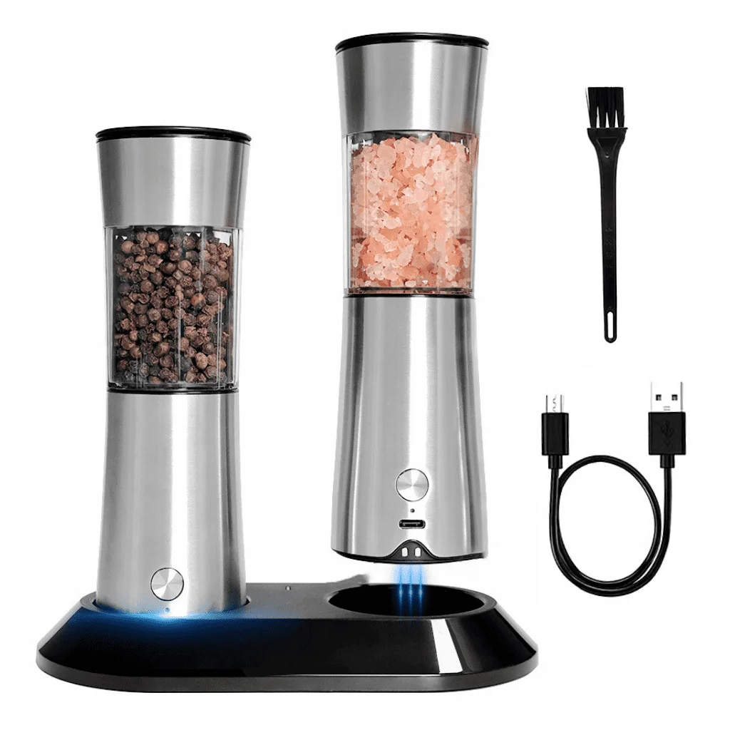 SIGOR Rechargeable Electric Salt Pepper Grinder Set