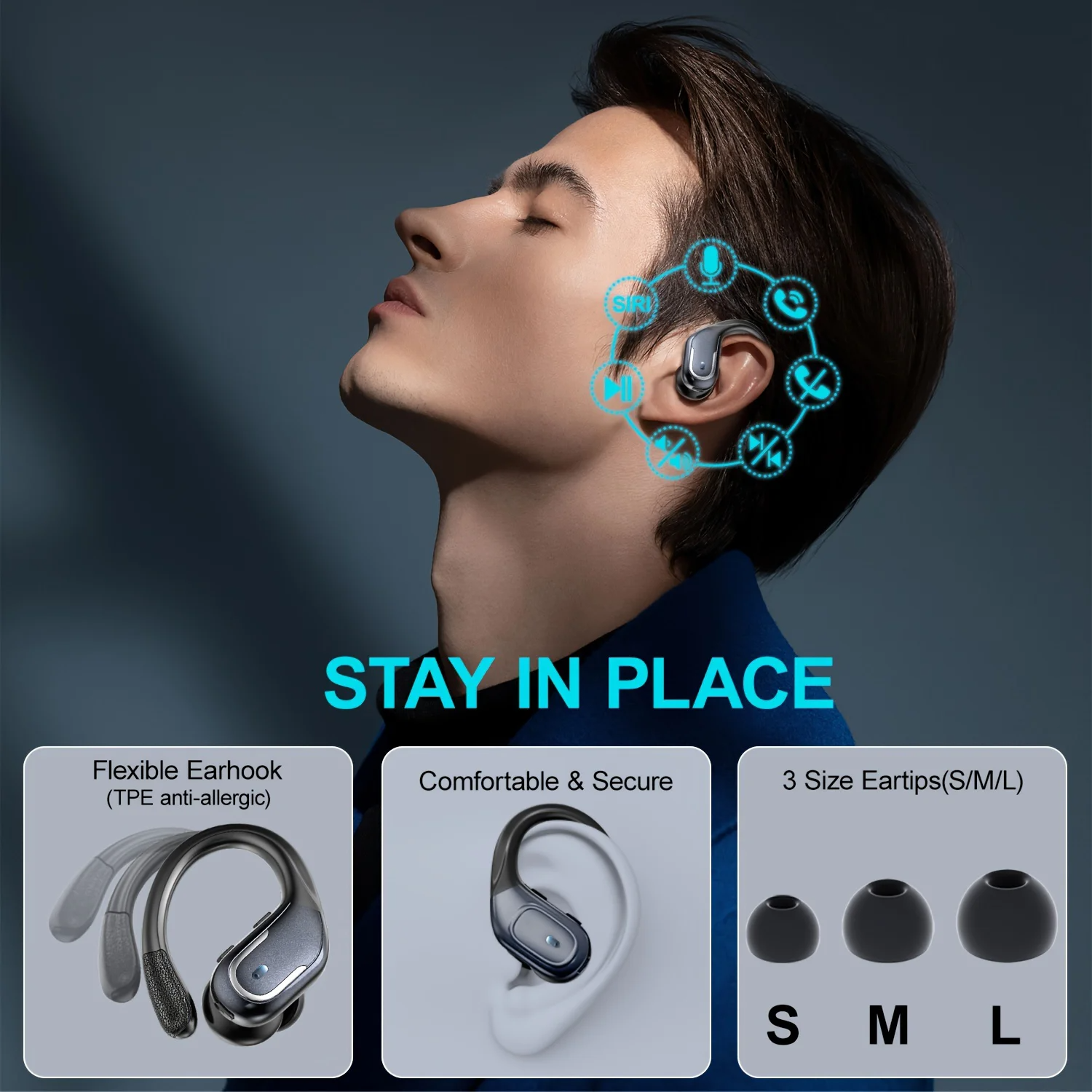 SIGOR 2025 5.3 Noise Canceling Bluetooth Headphones