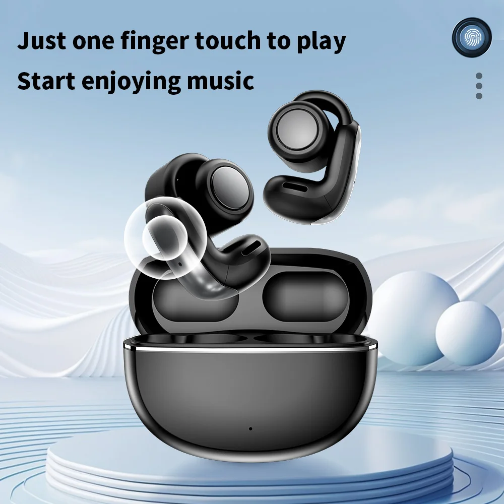 SIGOR Open-Ear OWS Wireless Earbuds LED Battery Sports Earphones