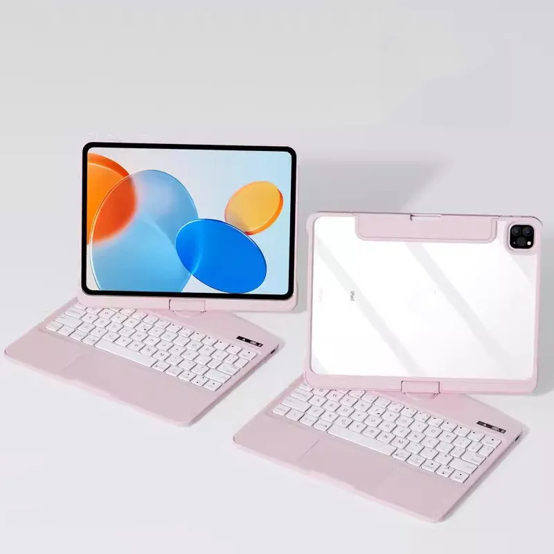 SIGOR 360° Rotating Wireless Bluetooth Multi-Touch IPAD Pro Mini Air Protective Case with Keyboard