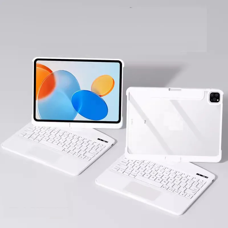 SIGOR 360° Rotating Wireless Bluetooth Multi-Touch IPAD Pro Mini Air Protective Case with Keyboard