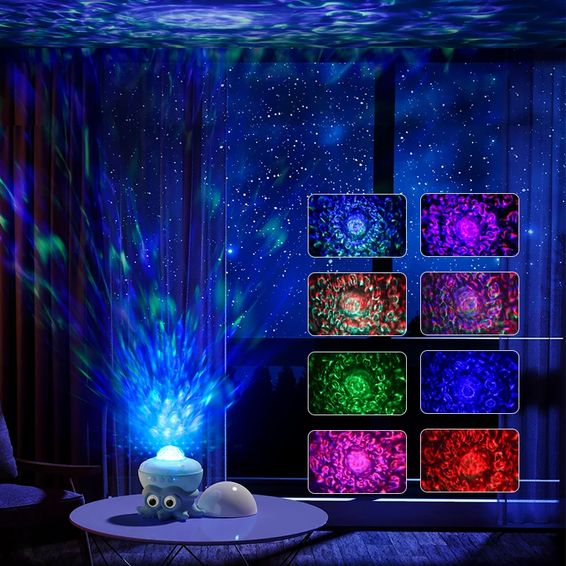 SIGOR Starry Ocean Night Light LED Children's Room for Kids Gift
