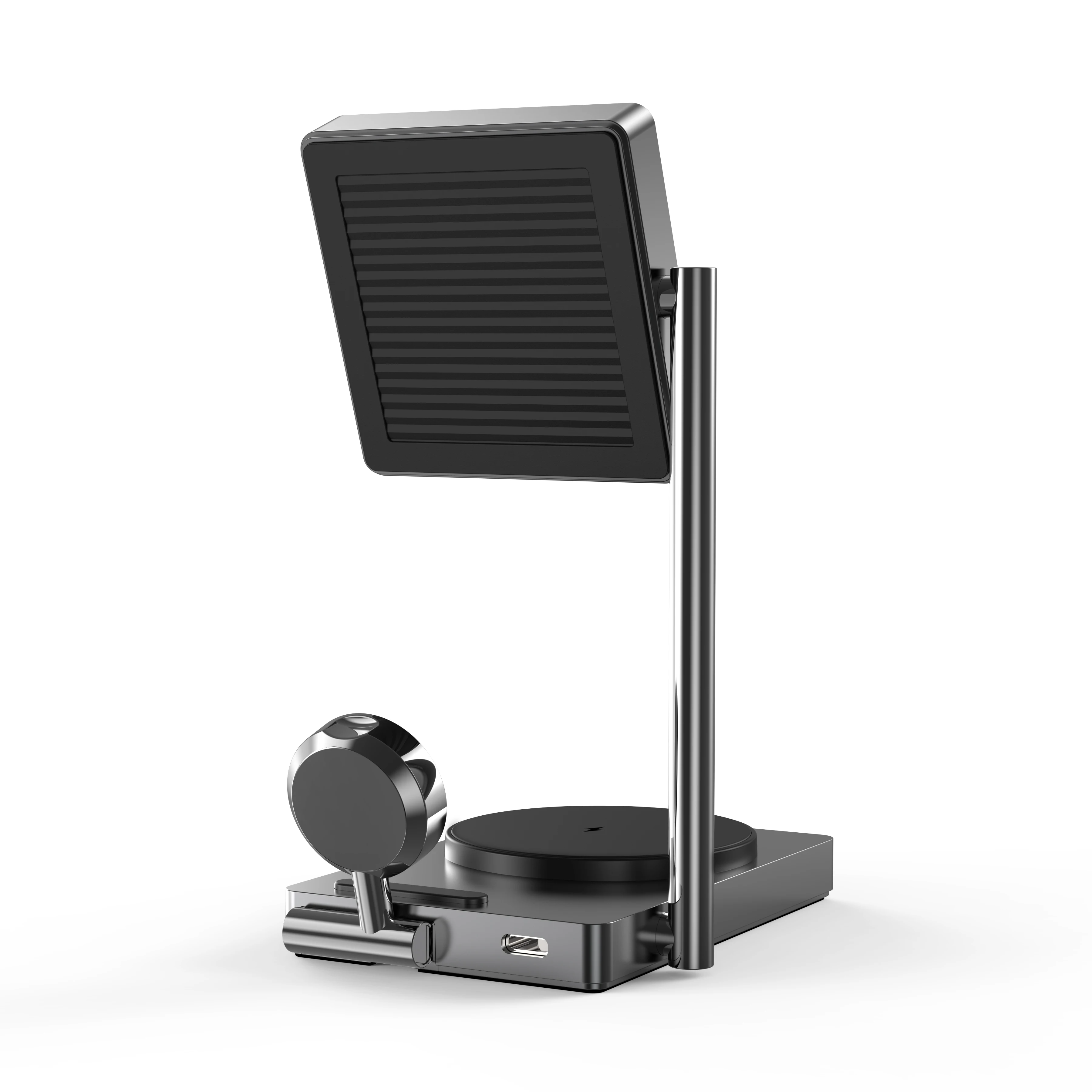 SIGOR Qi2 Wireless Charger 3 in 1 Aluminum Alloy Magnetic Foldable Wireless Charging Stand