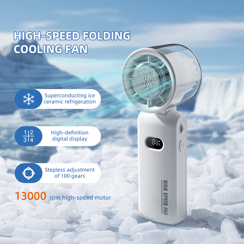 SIGOR 2025 New turbo violent cooling handheld fan, outdoor, home