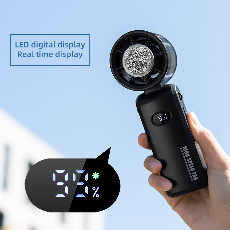 SIGOR 2025 New turbo violent cooling handheld fan, outdoor, home