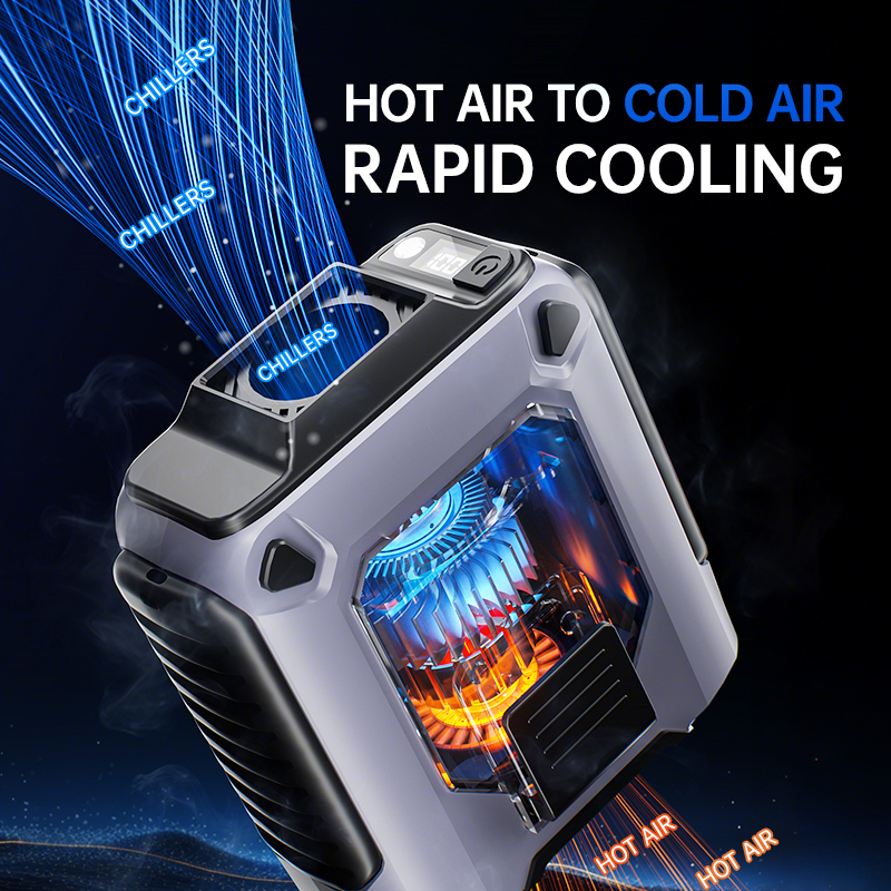 SIGOR 2025 portable outdoor construction site waist-mounted high-speed fan