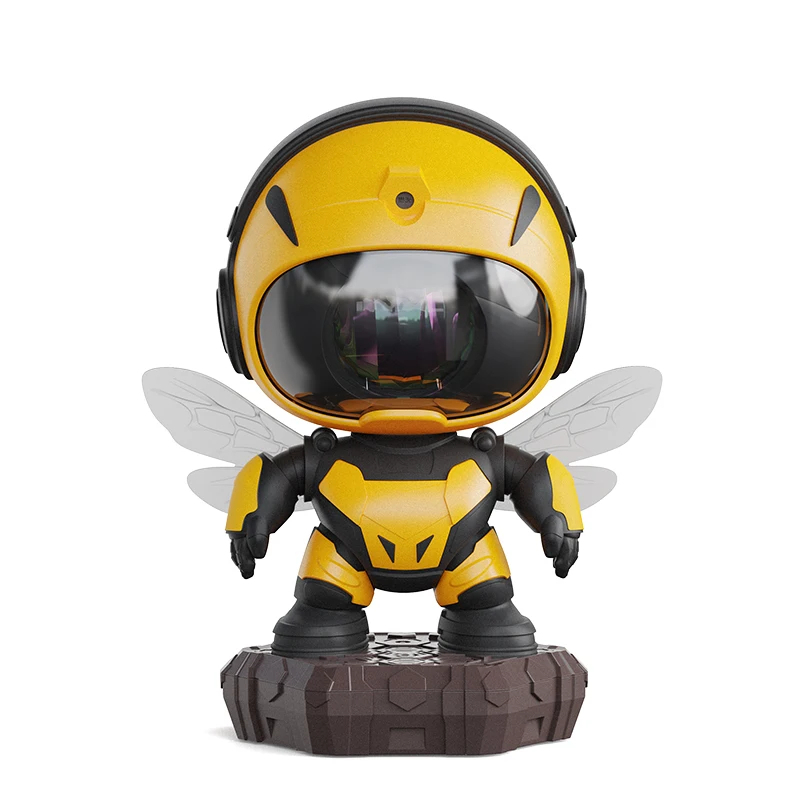 SIGOR Bee Astronaut Flowing Light Galaxy Projector Speaker