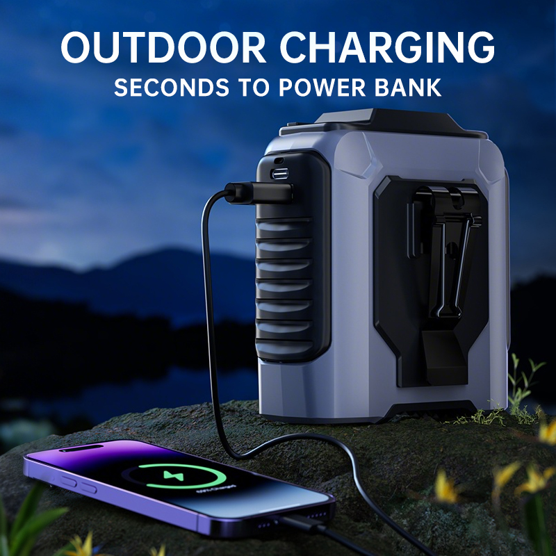 SIGOR 2025 portable outdoor construction site waist-mounted high-speed fan