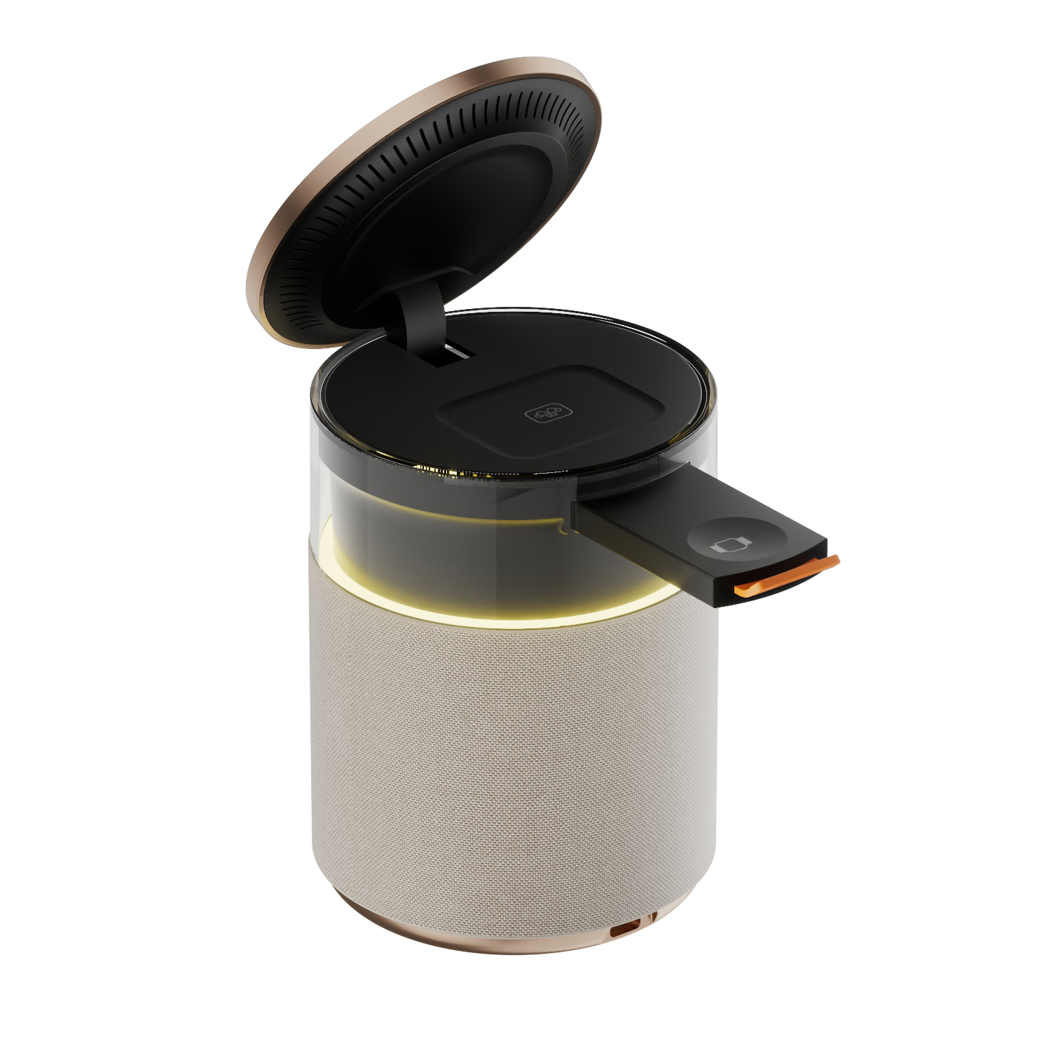 SIGOR 2025 New Arrival LED 15w Fast Charger 5 in 1 Magnetic Wireless Charging