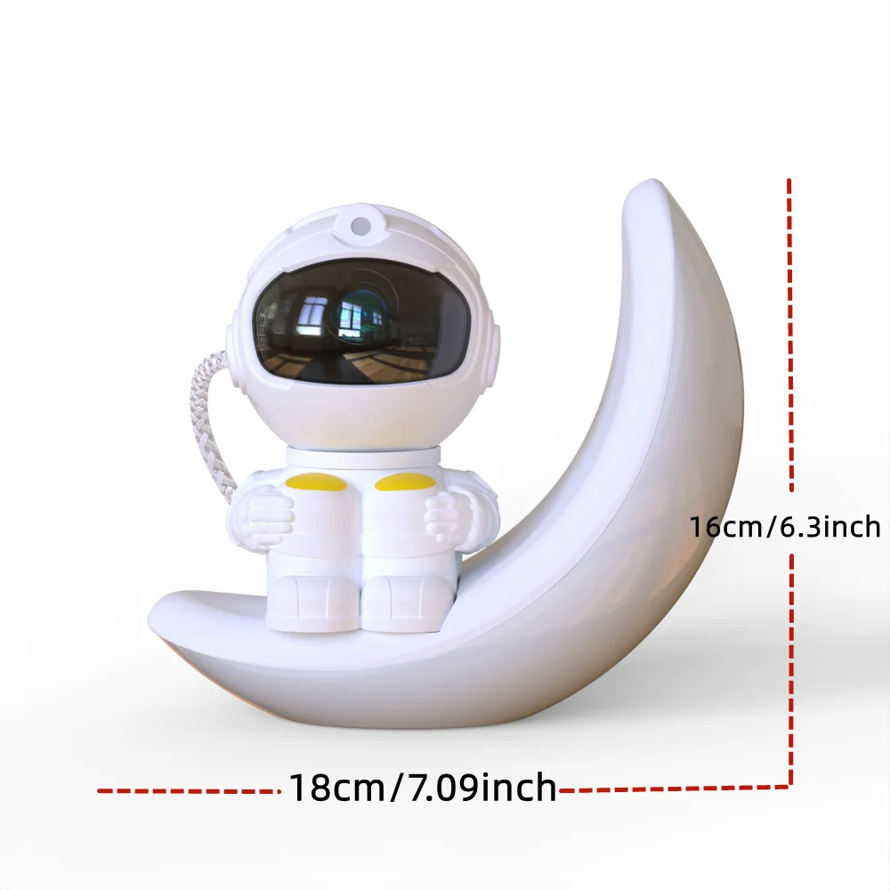 SIGOR Astronaut Star Projector Galaxy USB Bluetooth Night Light