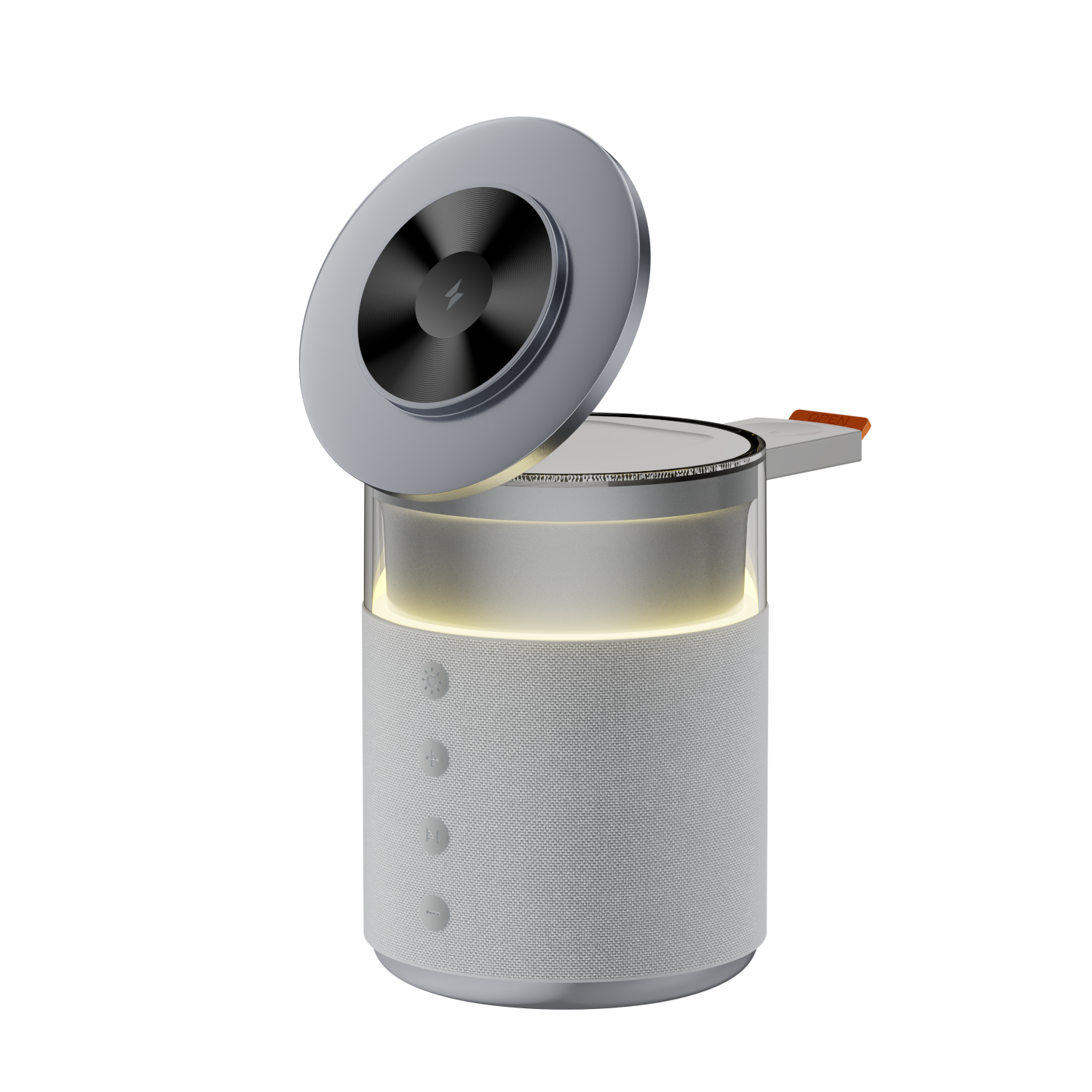 SIGOR 2025 New Arrival LED 15w Fast Charger 5 in 1 Magnetic Wireless Charging