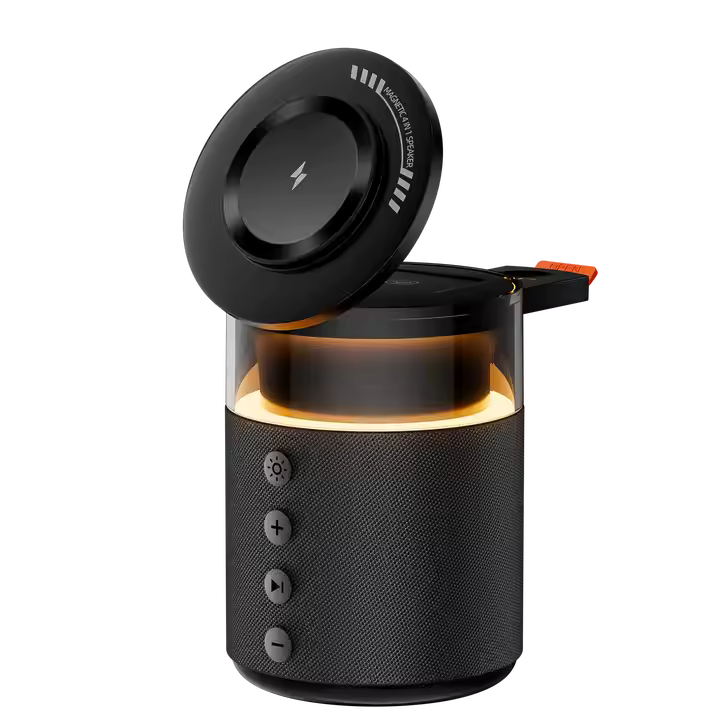 SIGOR 2025 New Arrival LED 15w Fast Charger 5 in 1 Magnetic Wireless Charging