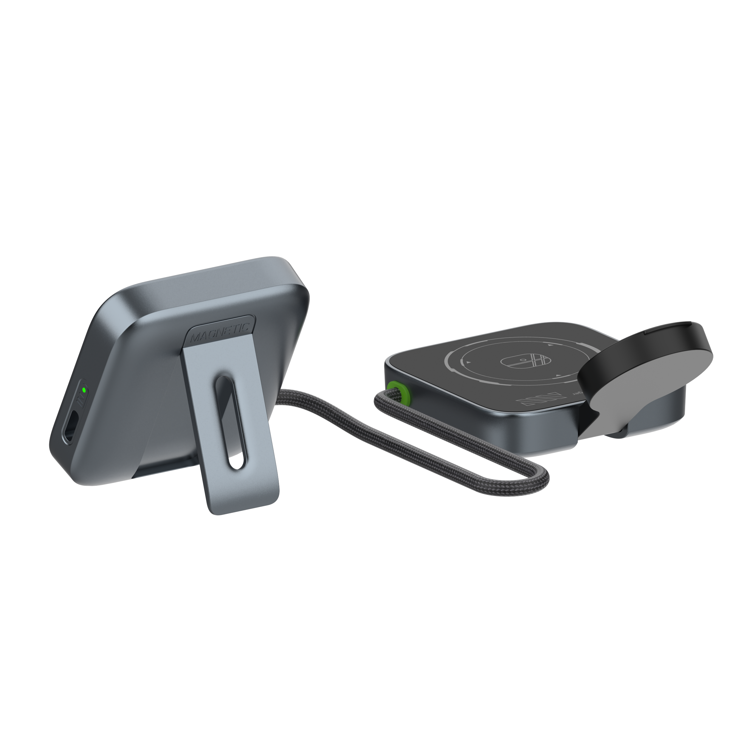 SIGOR 3-in-1 Folding Lanyard Wireless Charger