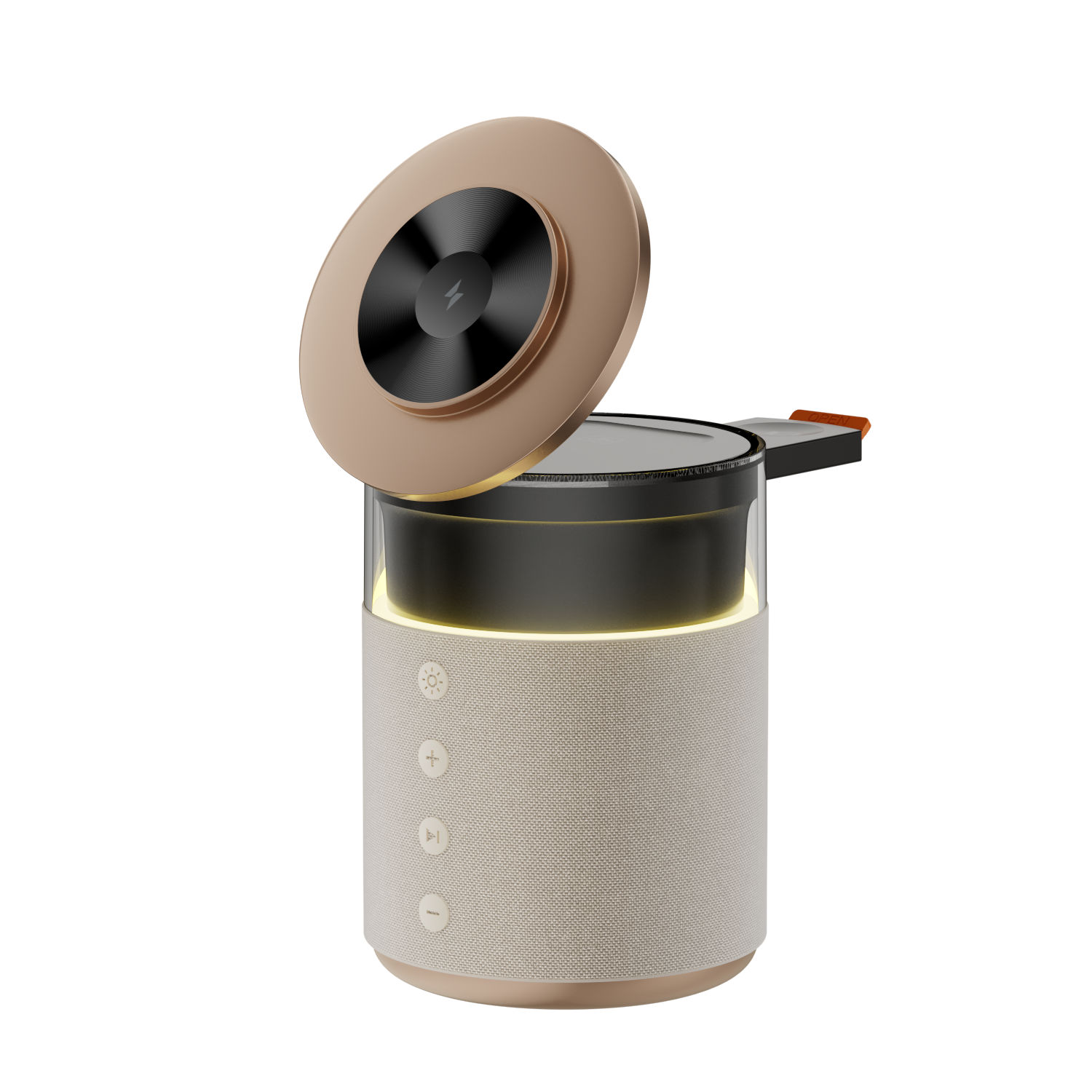 SIGOR 2025 New Arrival LED 15w Fast Charger 5 in 1 Magnetic Wireless Charging