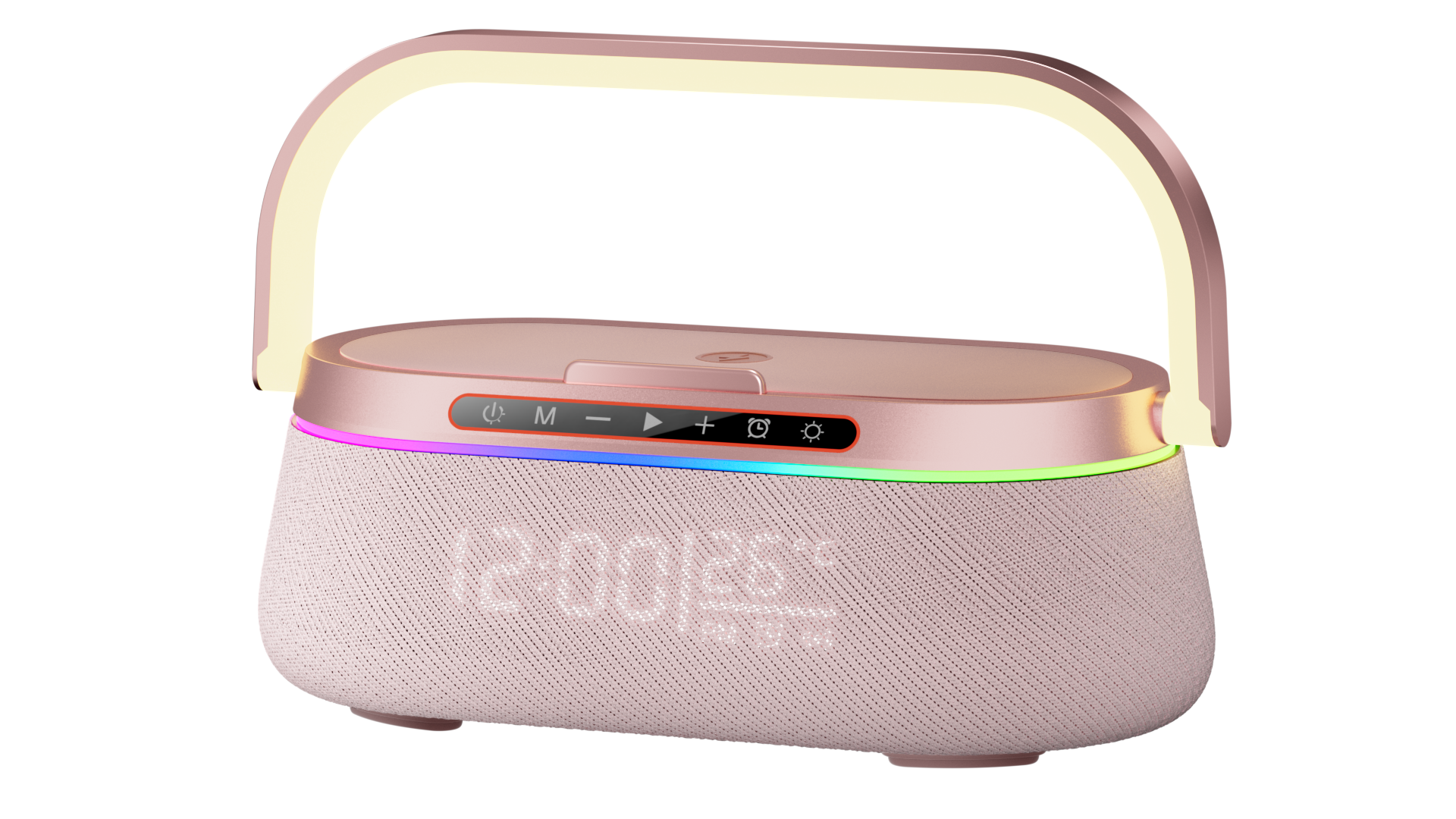 SIGOR Portable Bluetooth Speaker Wireless Charger, Smart Desktop Clock