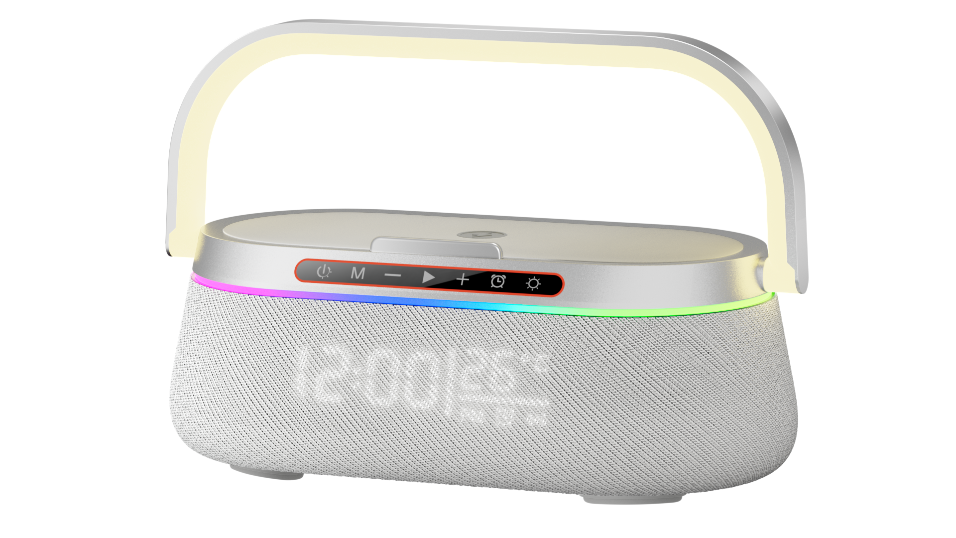 SIGOR Portable Bluetooth Speaker Wireless Charger, Smart Desktop Clock