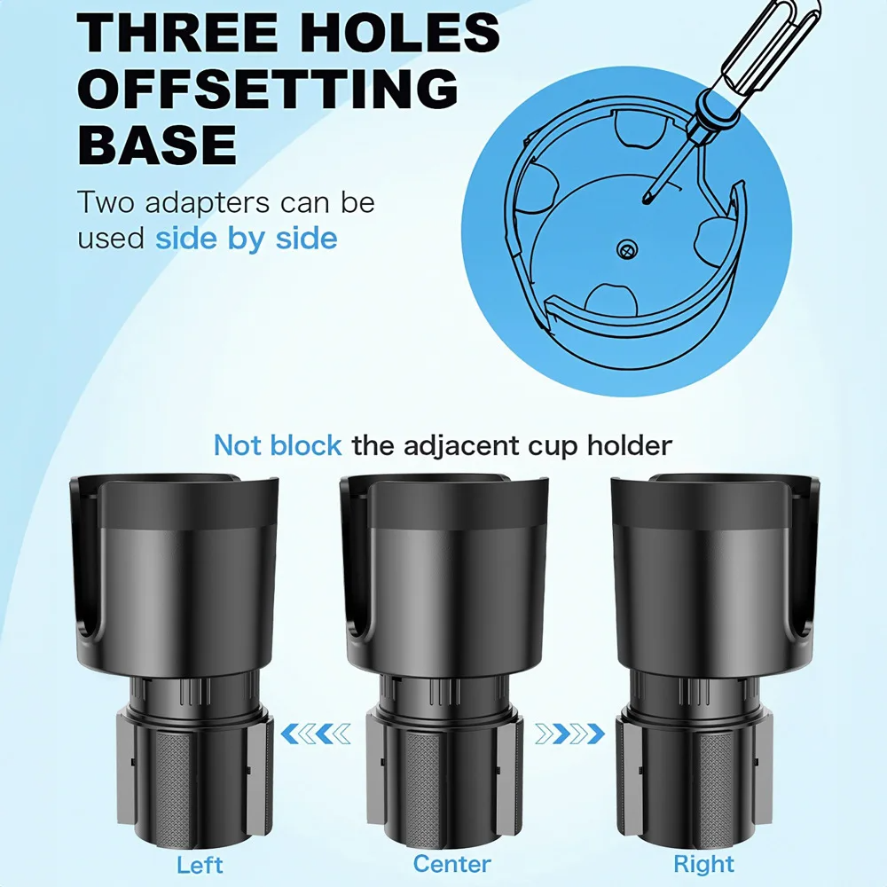 SIGOR large multifunctional car water cup mobile phone holder