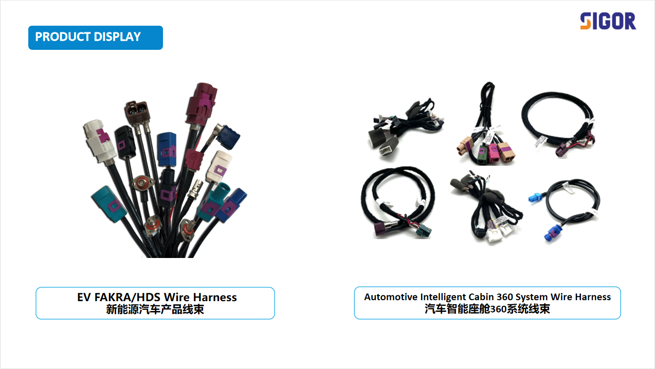 SIGOR RV Automotive Wiring Harness Cable Customization