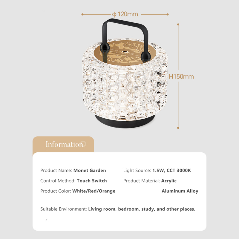 SIGOR Light Luxury Crystal Table Lamp High-end Atmosphere Gift