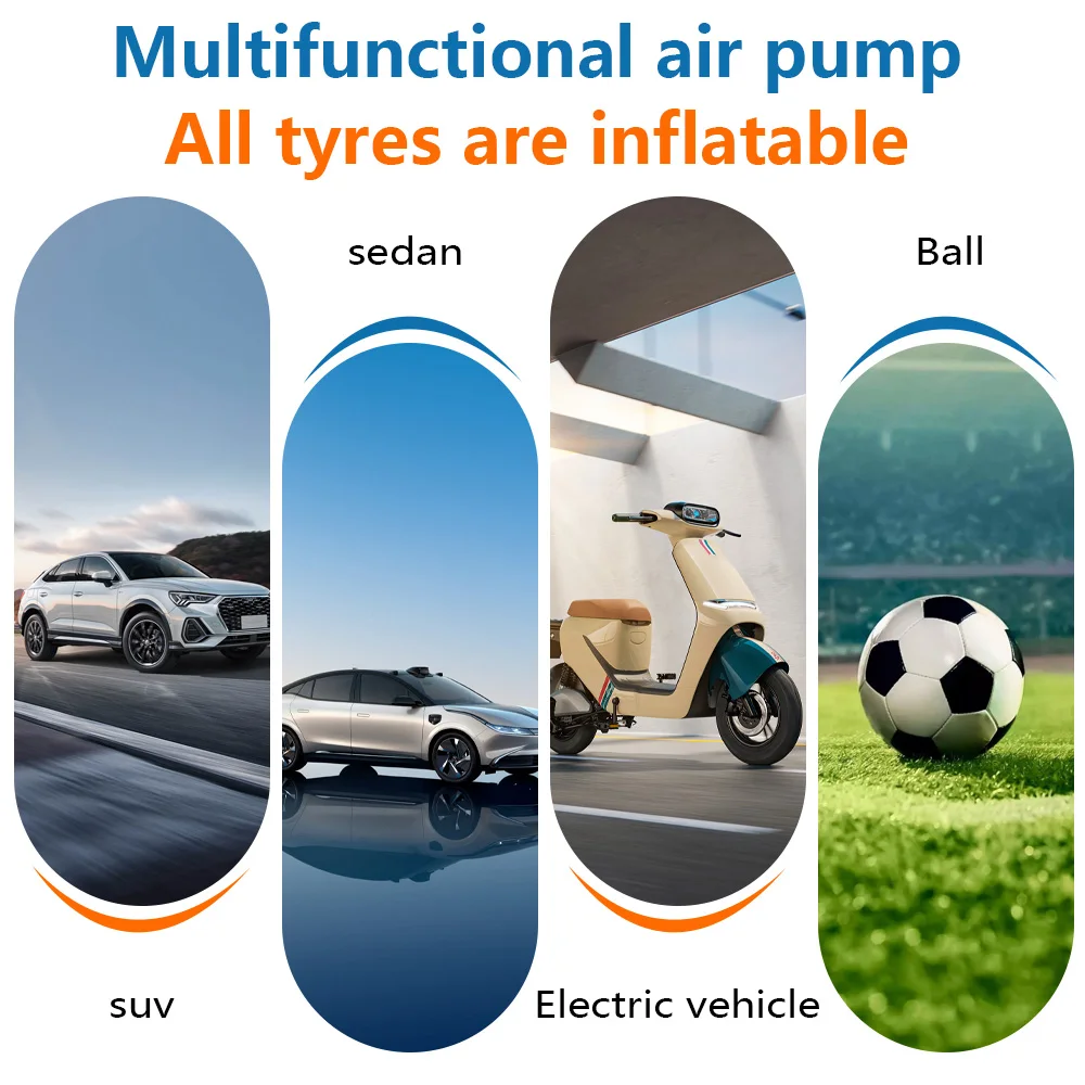 SIGOR Portable Mini Car Air Pump Automatic Led Digital 150psi Car air Compressor