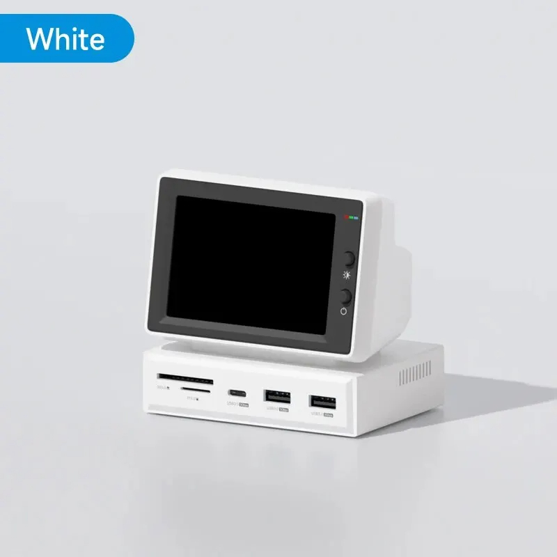 SIGOR 3.5inch IPS Mini Screen Mini PC Desktop Docking Station