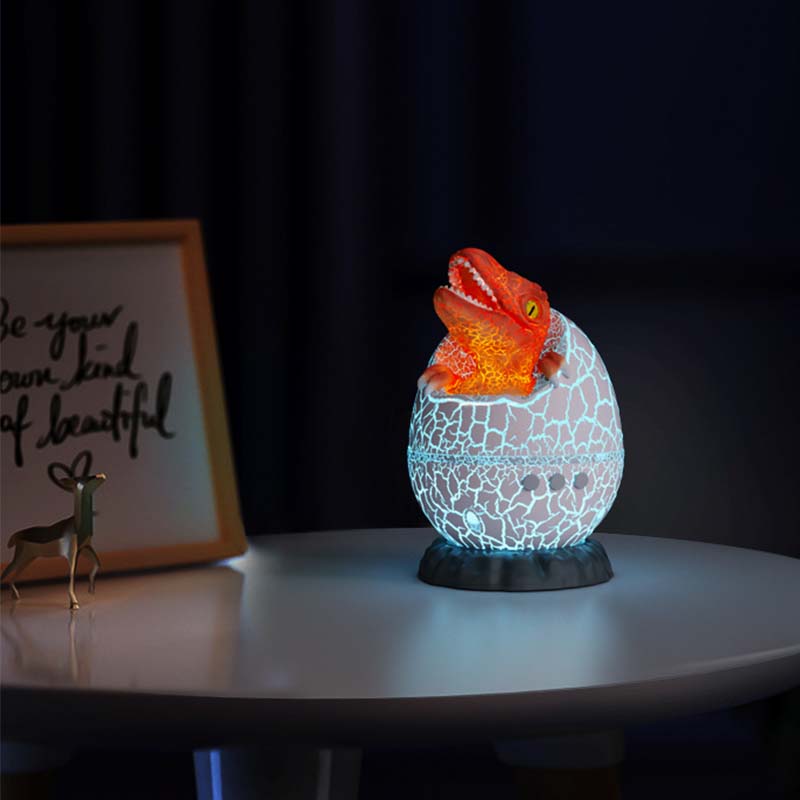 SIGOR dinosaur egg projection lamp, starry sky atmosphere lamp, children's room