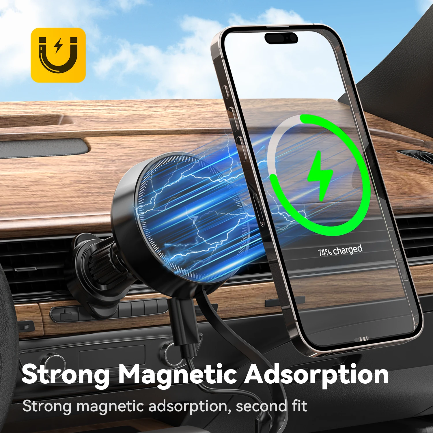 SIGOR 15W Car Charger with Cable