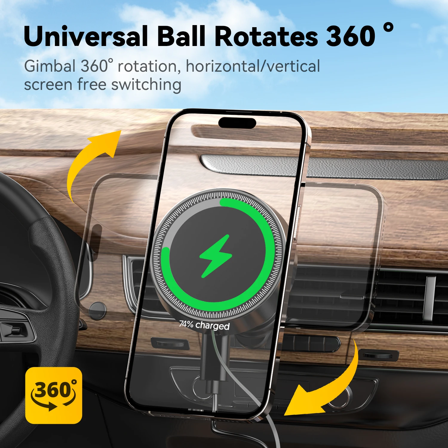 SIGOR 15W Car Charger with Cable