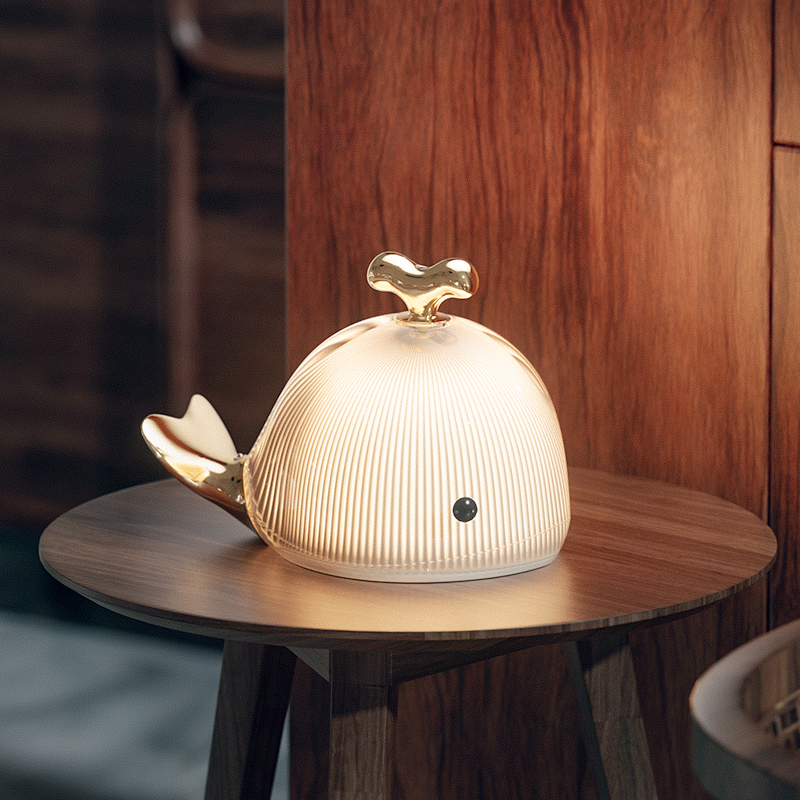 SIGOR light luxury decorative lamp whale ornaments, the first choice for gifts