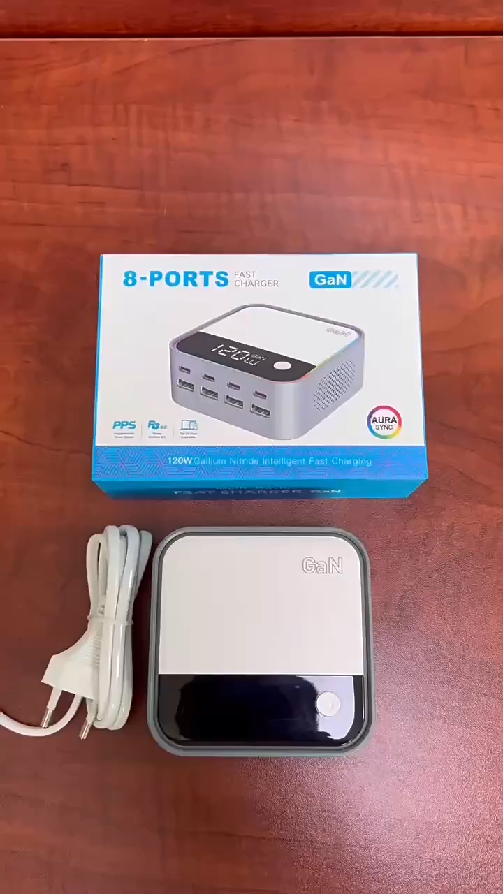 SIGOR 120W Desktop Charger Universal for Mobile Phones and Laptops