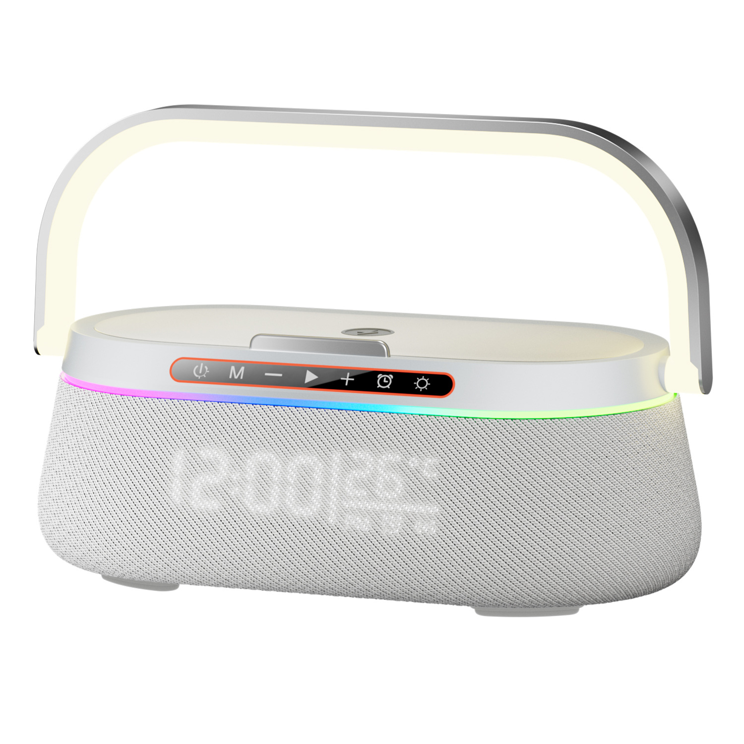 SIGOR Portable Bluetooth Speaker Wireless Charger, Smart Desktop Clock