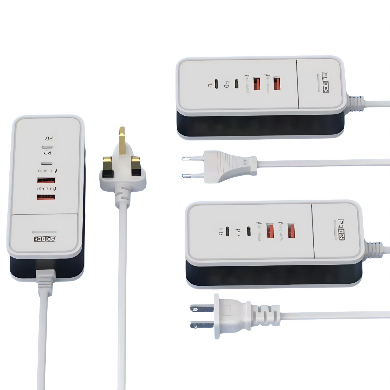 SIGOR Home Appliance Power Strip Multiport Adapter US Plug Quick Charging Socket