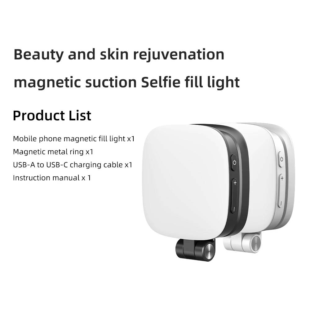 SIGOR Magnetic LED Mobile Phone Selfie Clip Light, Fill Light, Makeup, Outdoor Lighting