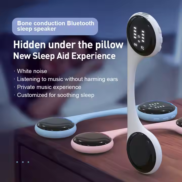SIGOR Invisible Bone Conduction Sleep Aid Speaker | Private Under-Pillow Audio Experience