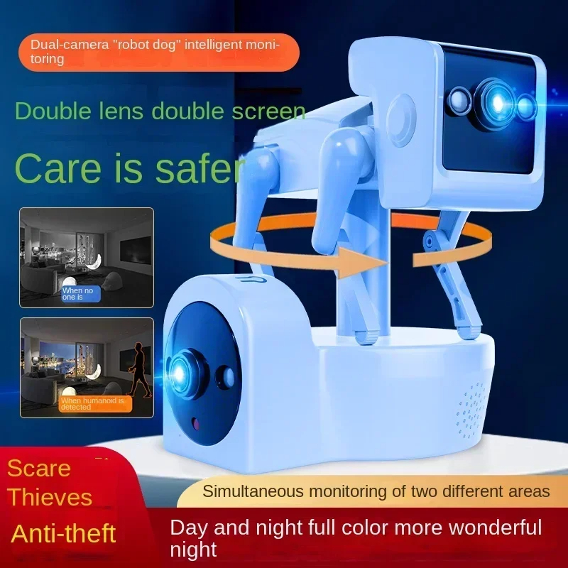 SIGOR WIFI Robot Dual Camera 1080P Motion Detection Monitor