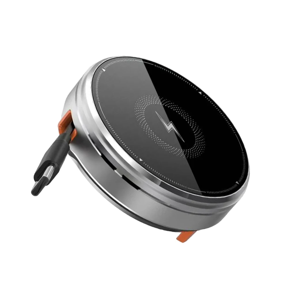 SIGOR 3 in 1 Desktop 15W Coil Wireless Fast Charger Portable Phone and Watch Wireless Charging