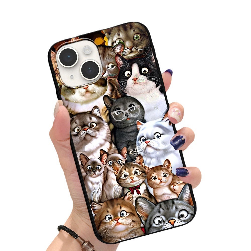 SIGOR Cute Cat Phone Case for iPhone