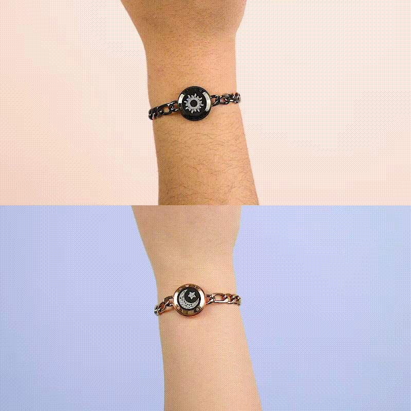 SIGOR Sun And Moon Long Distance Smart Touch Bracelets