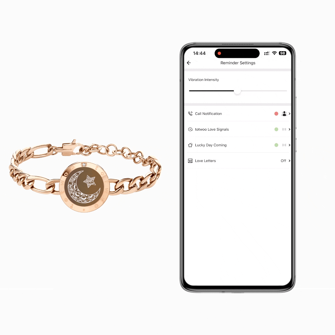 SIGOR Sun And Moon Long Distance Smart Touch Bracelets