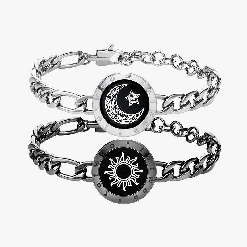 SIGOR Sun And Moon Long Distance Smart Touch Bracelets