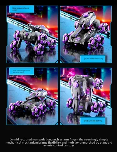 SIGOR Six-Wheeled Remote Control Gesture Sensor Tank Car