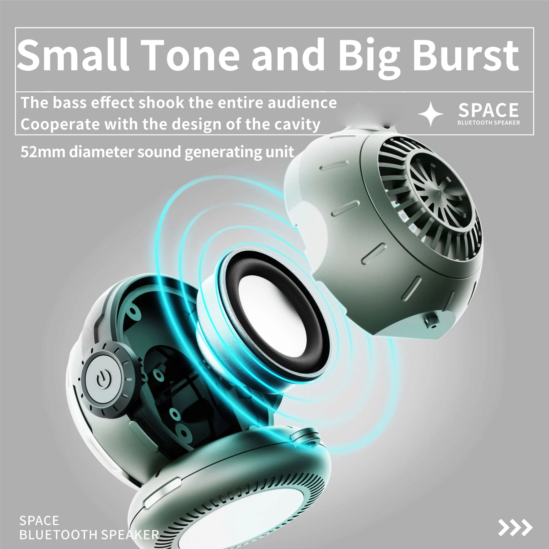 SIGOR Astronaut Speaker with LED Light