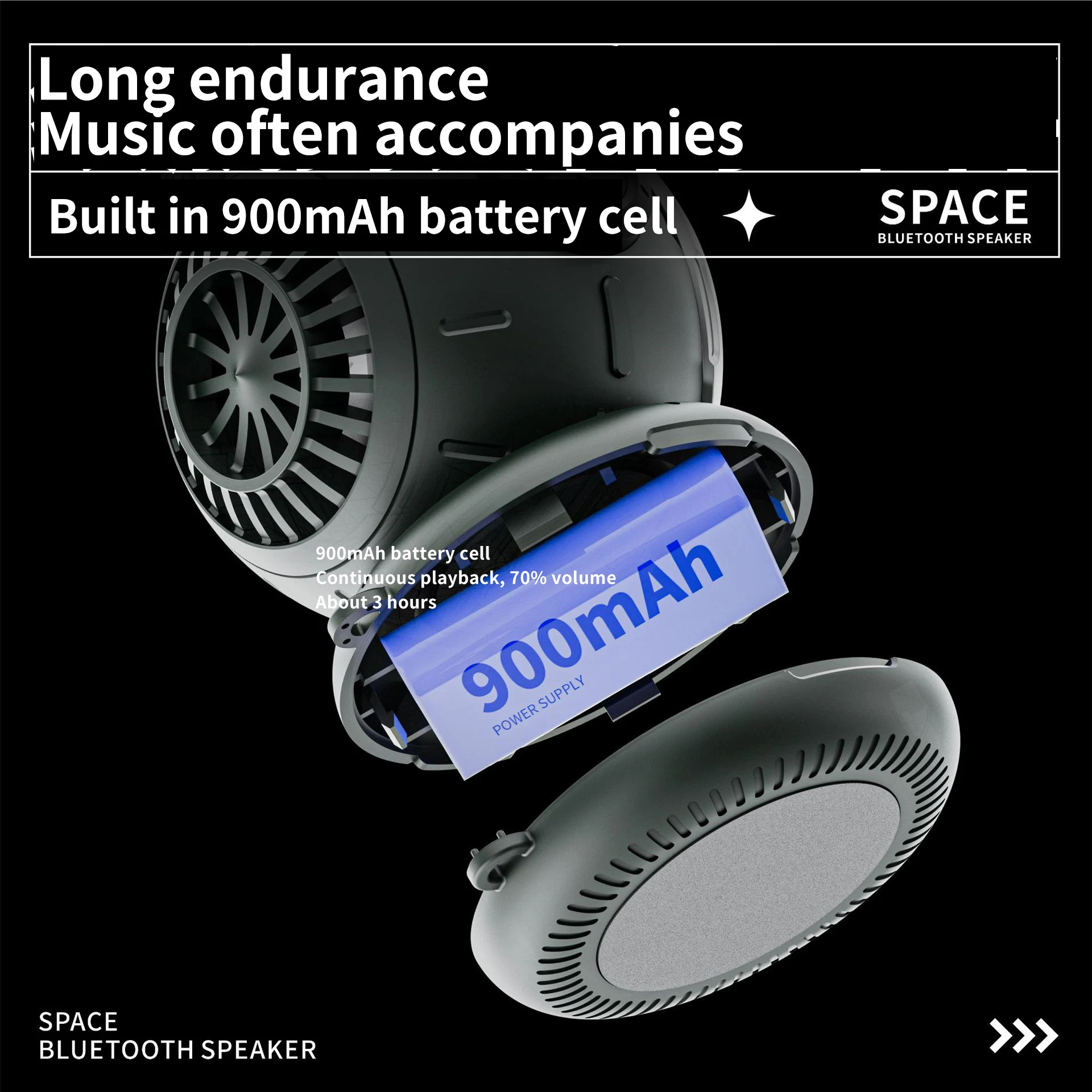 SIGOR Astronaut Speaker with LED Light