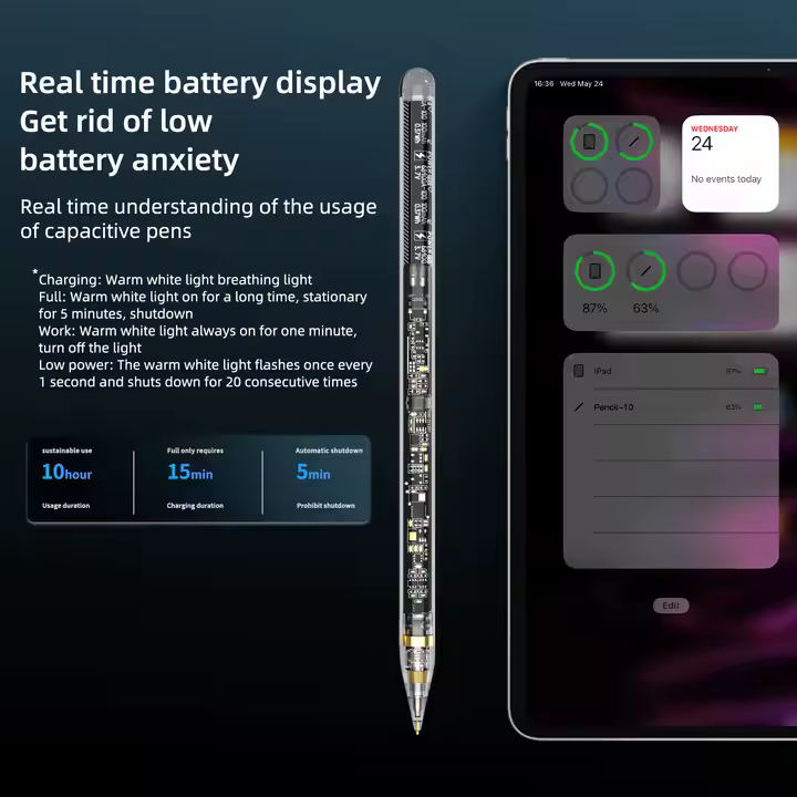 SIGOR Transparent Magnetic iPad Stylus