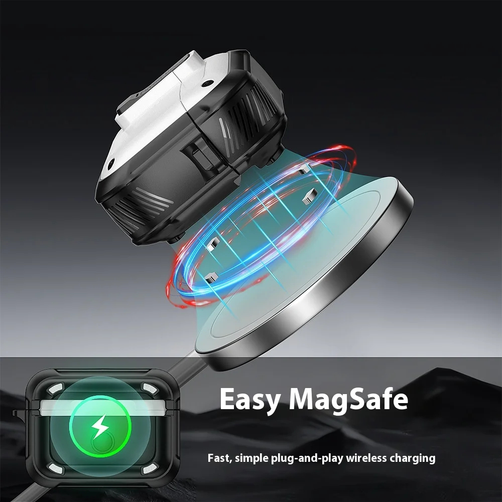 SIGOR Magnetic Armor Earbuds Case