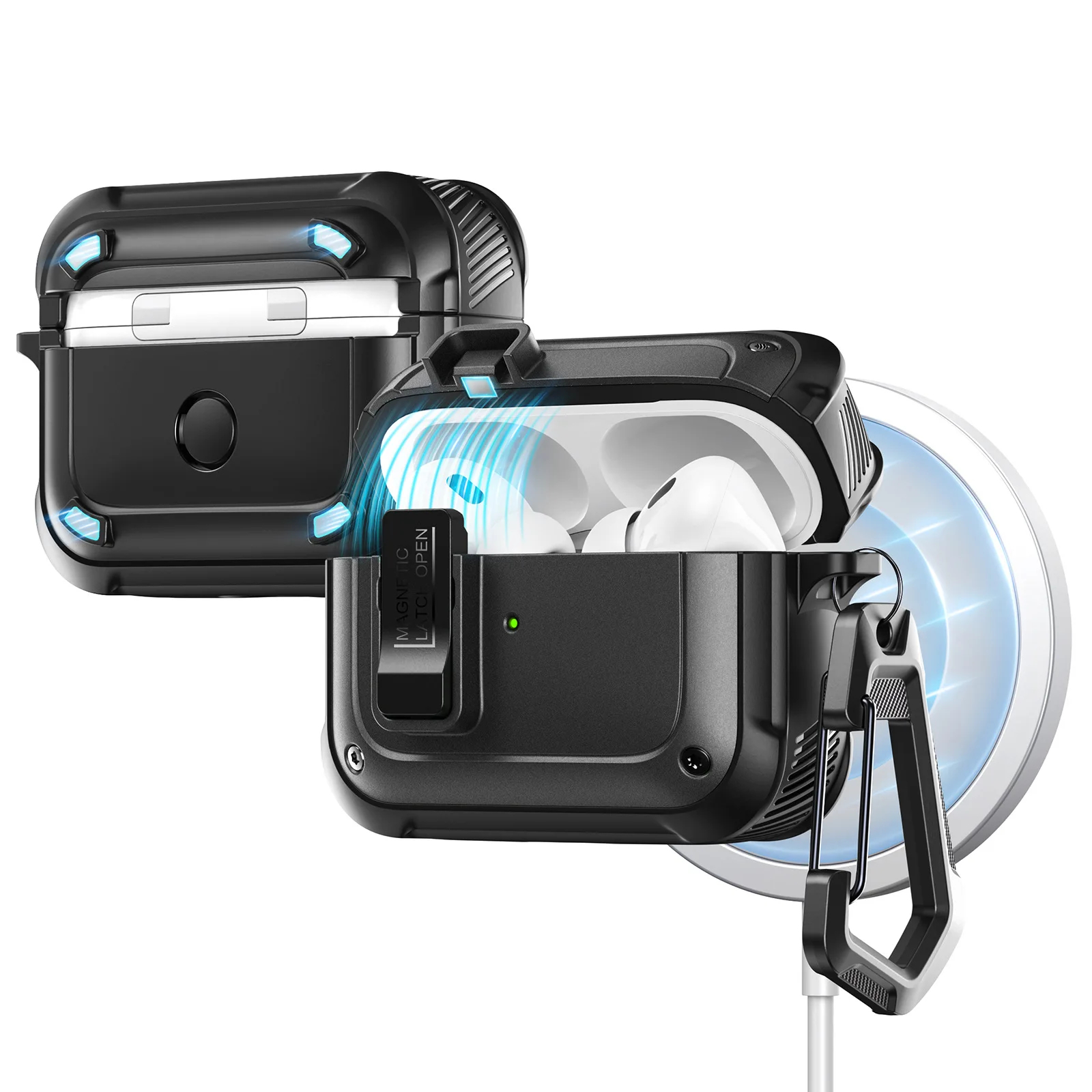 SIGOR Magnetic Armor Earbuds Case