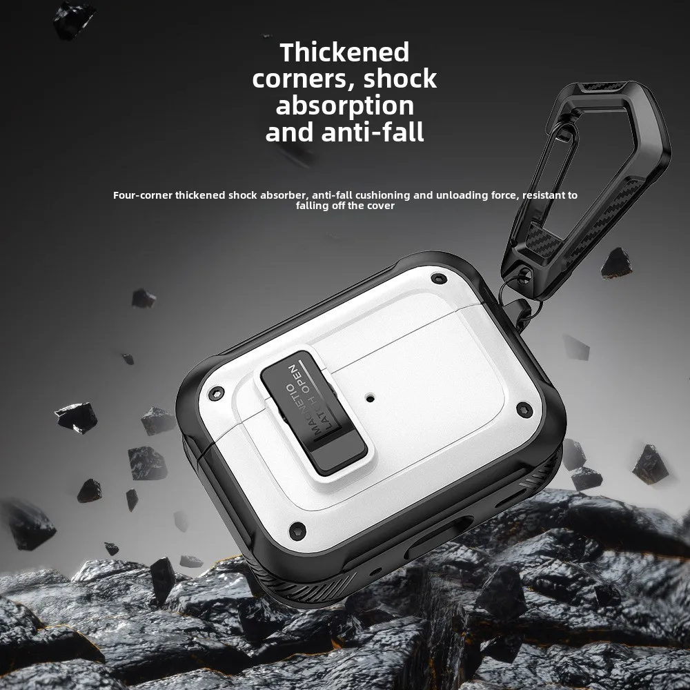 SIGOR Magnetic Armor Earbuds Case