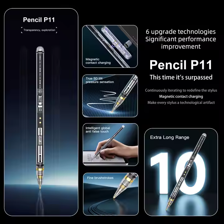 SIGOR Transparent Magnetic iPad Stylus