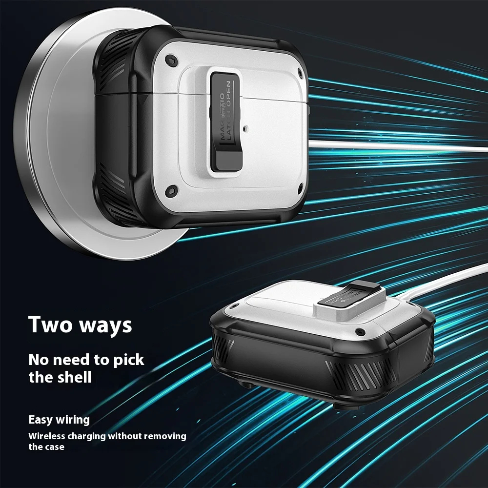 SIGOR Magnetic Armor Earbuds Case